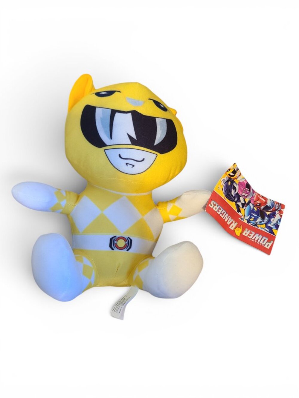Sabans Mighty Morphin Power Rangers Yellow Ranger 8” Plush Stuffed Animal Doll